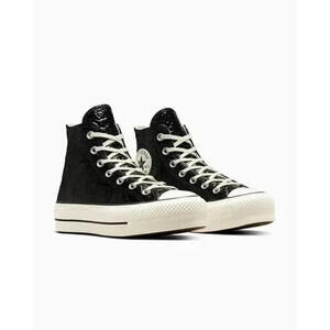 Converse Women's Size 10 Chuck Taylor All Star Lift Hi Crinkled Sneaker A13384C